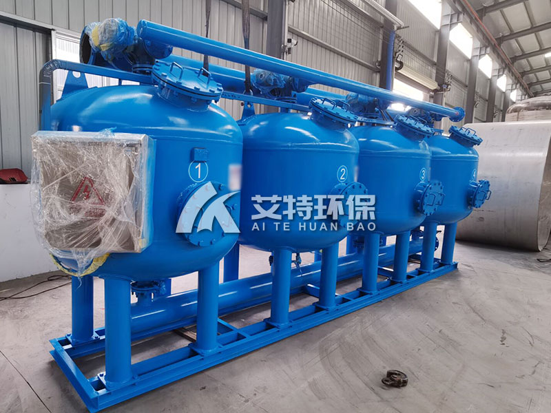 硅基新材料循环水系统：配套使用浅层砂过滤器防止水垢、堵塞