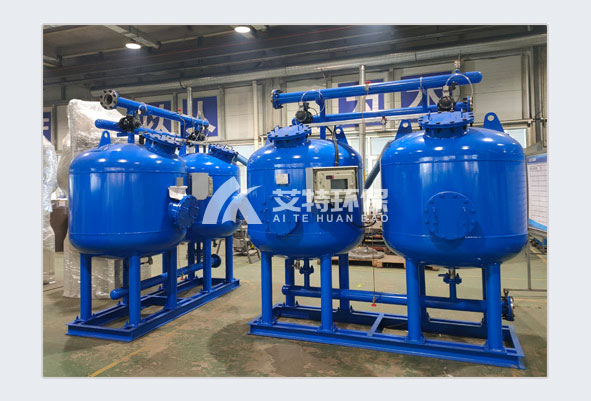 砂石+叠片过滤器：滴灌喷灌农用一体化大流量过滤设备