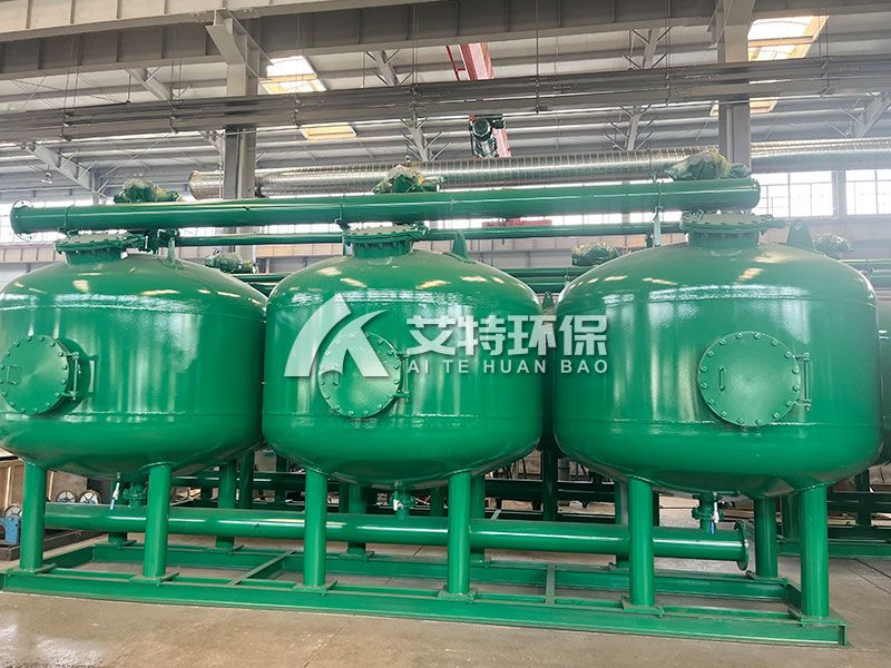 肥业无水氟化氢项目：浅层砂过滤器减少水浊度、净化水质量